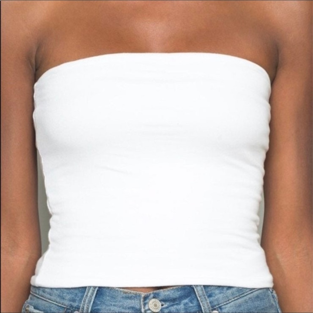 Brandy Melville White Tube Top